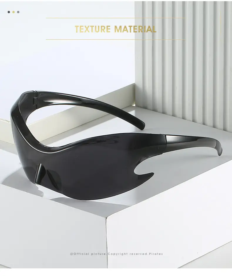 Orange Reflective Cycling Sunglasses for Men β feature 2
