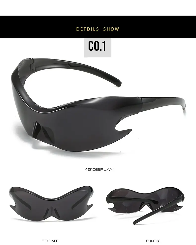 Orange Reflective Cycling Sunglasses for Men β feature 7