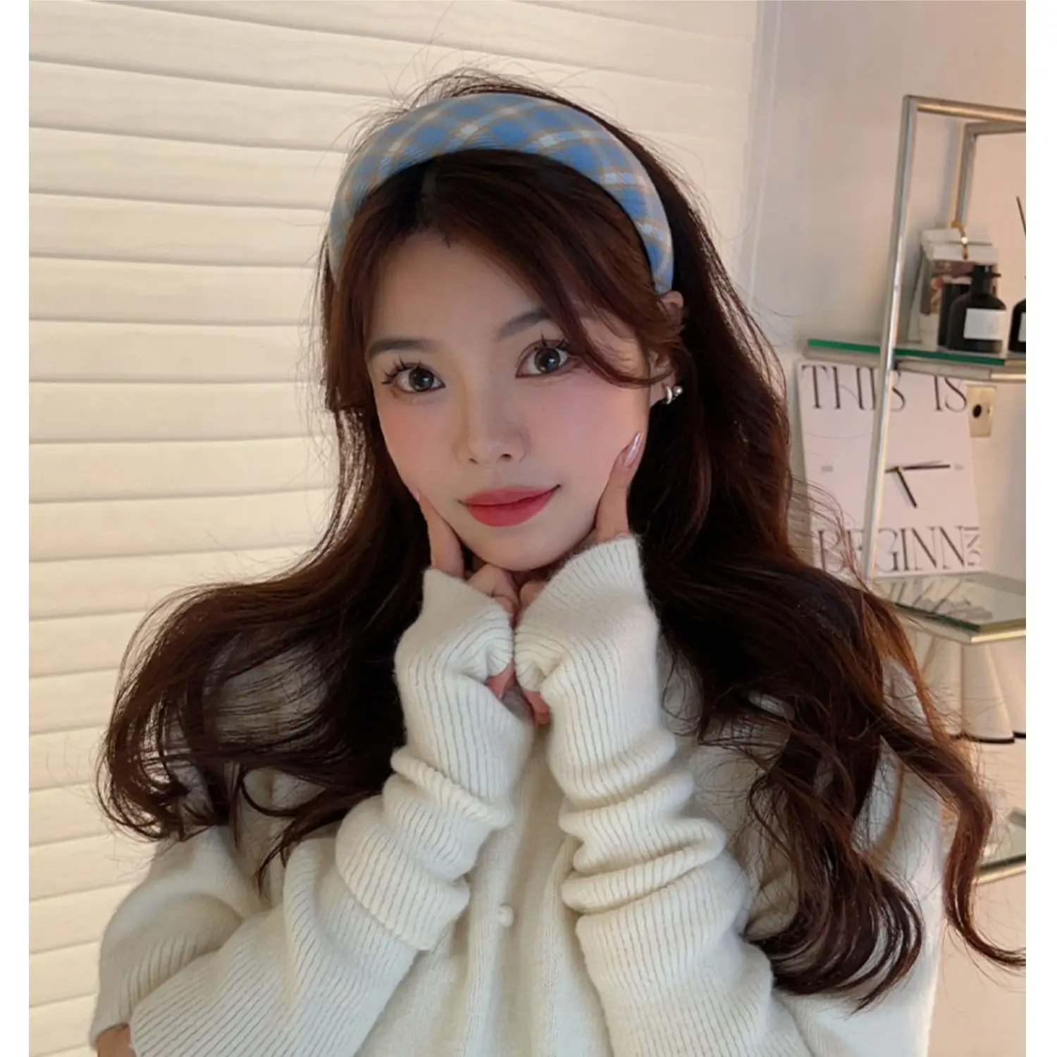 Blue Plaid Hair Band for Women 2023 — feature 5