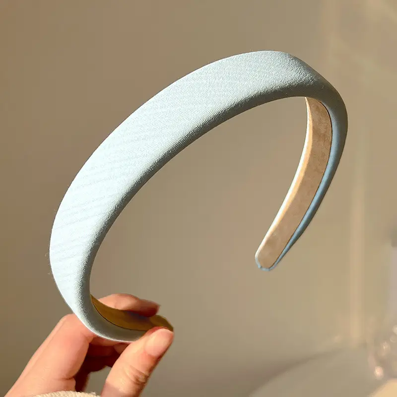 Blue Plaid Hair Band for Women 2023 - Image 3