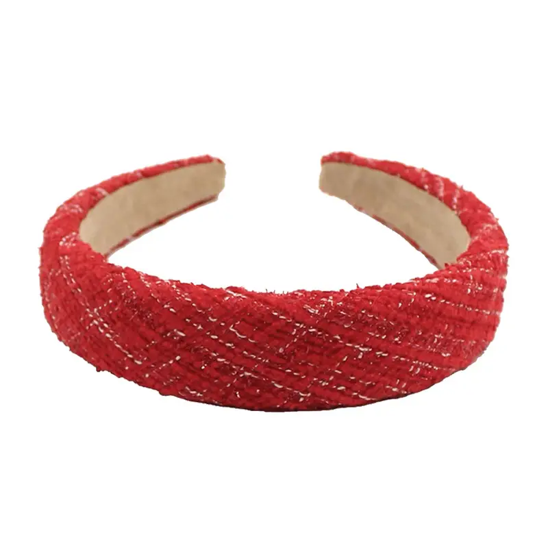 Women's Red Mesh Hair Clip Headband - Image 18
