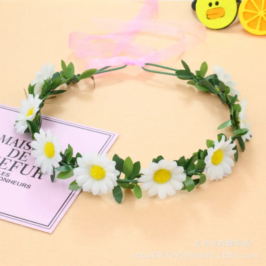 Pink Floral Hairband for Girls & Women - Image 10