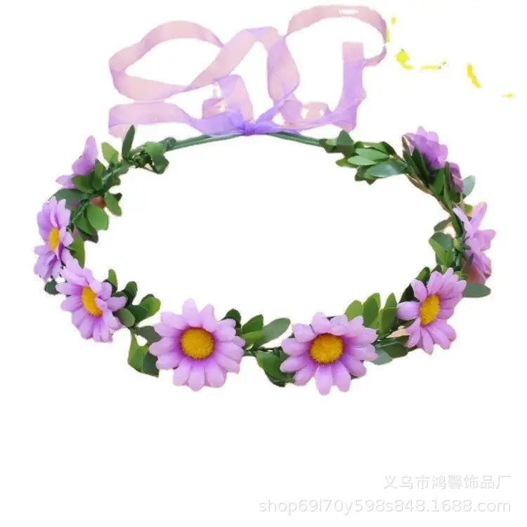 Pink Floral Hairband for Girls & Women - Image 12