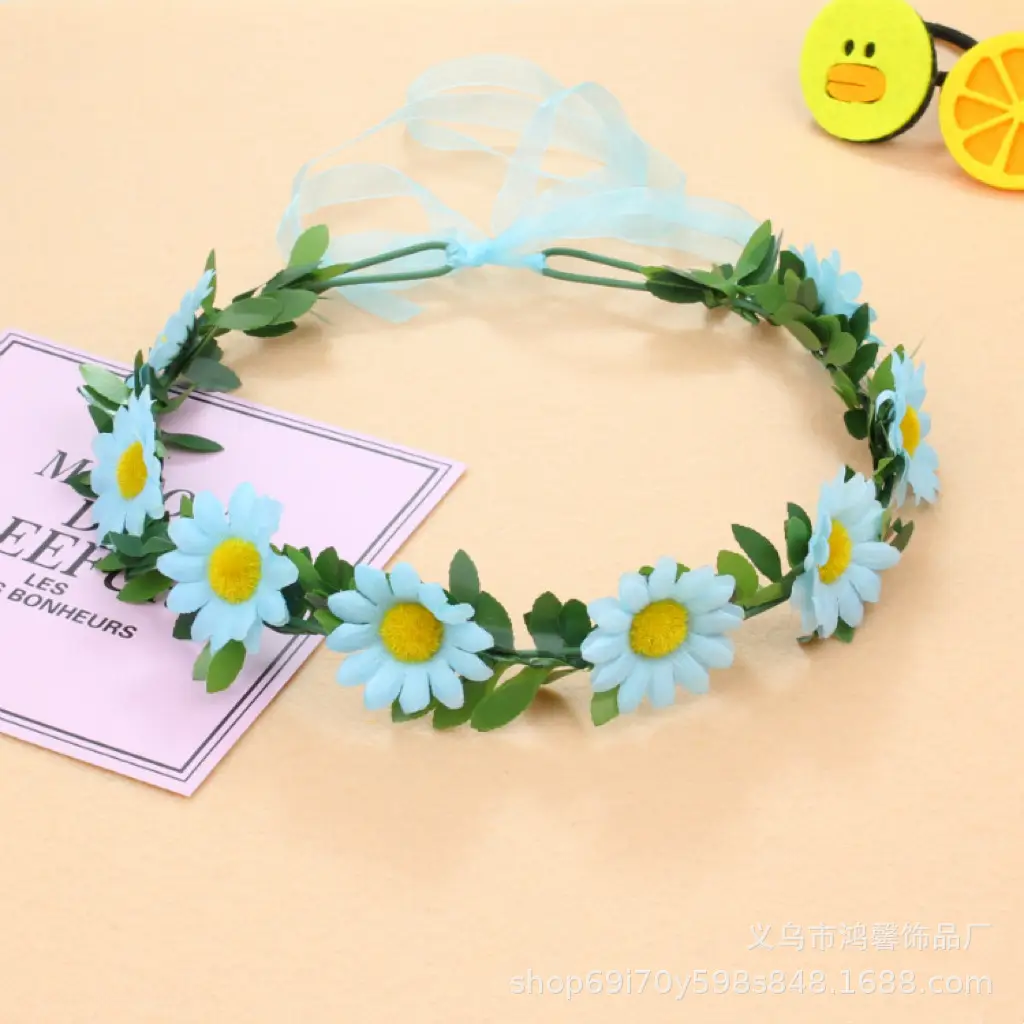 Pink Floral Hairband for Girls & Women - Image 4