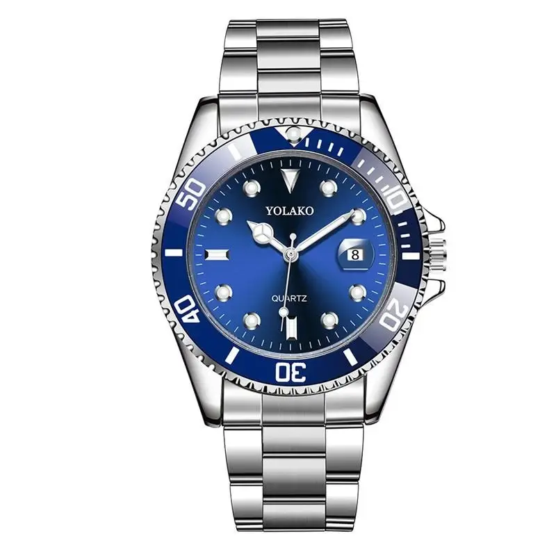 Yolao Green Dial Men's Quartz Watch with Calendar
