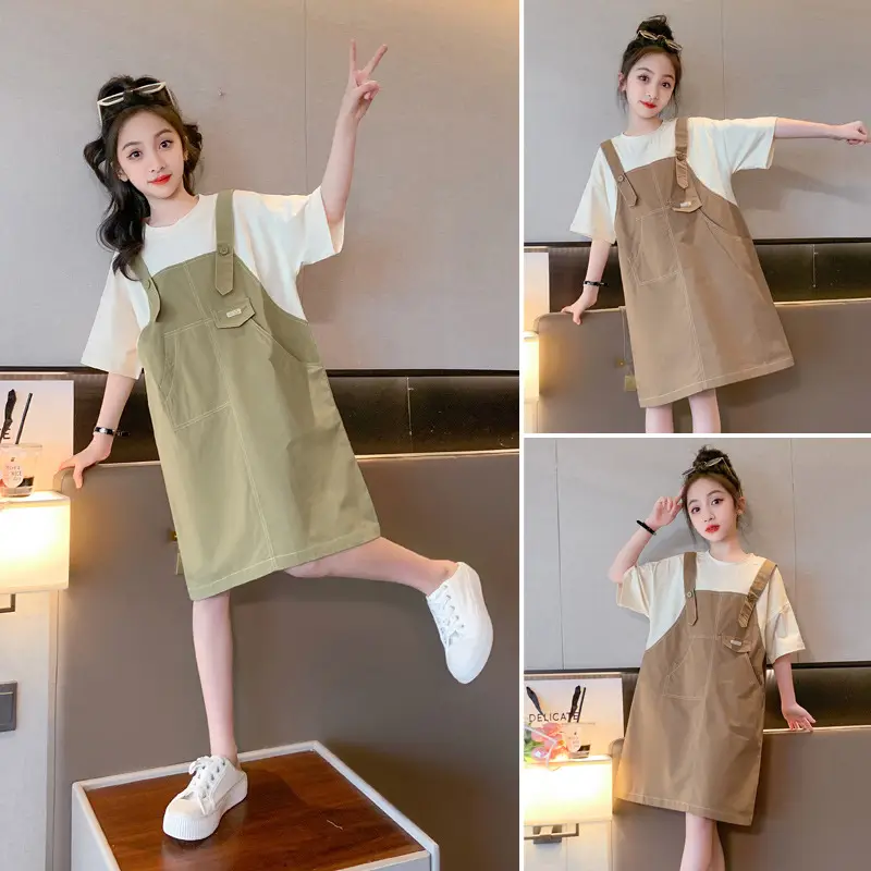 Girls Cotton Over-the-Foot Skirts Summer 2025 - Image 3