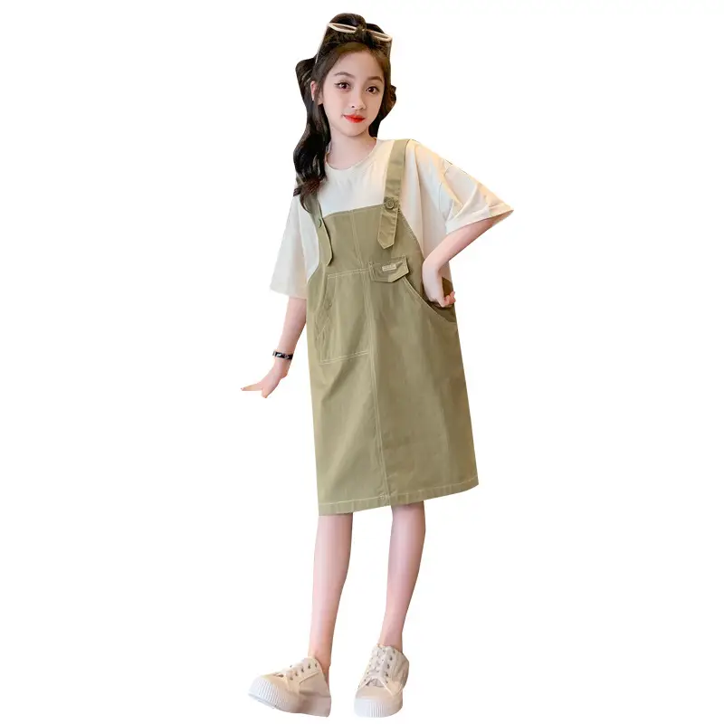 Girls Cotton Over-the-Foot Skirts Summer 2025 - Image 6
