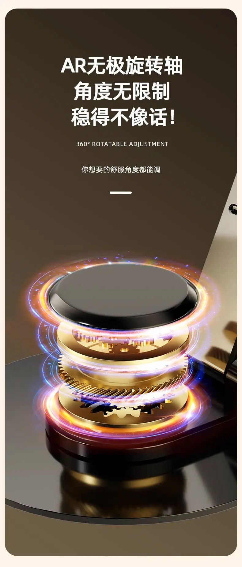 Retractable Mobile Phone Stand Silver Desk Holder — feature 17