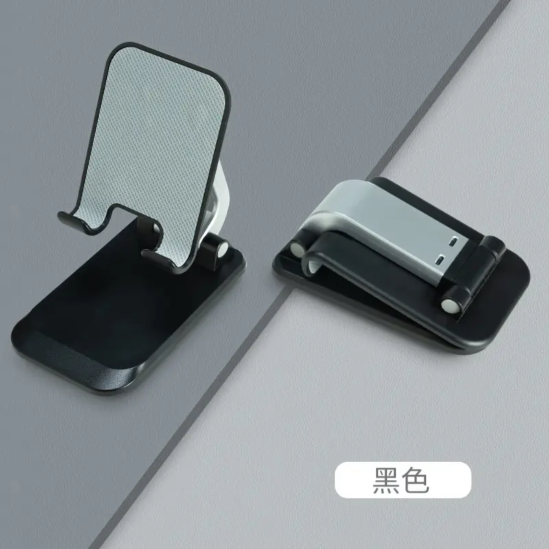 Retractable Mobile Phone Stand Silver Desk Holder - Image 3