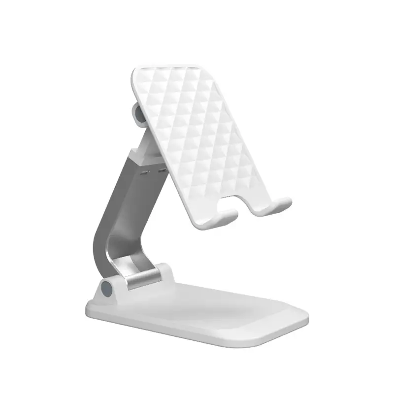 Retractable Mobile Phone Stand Silver Desk Holder - Image 6