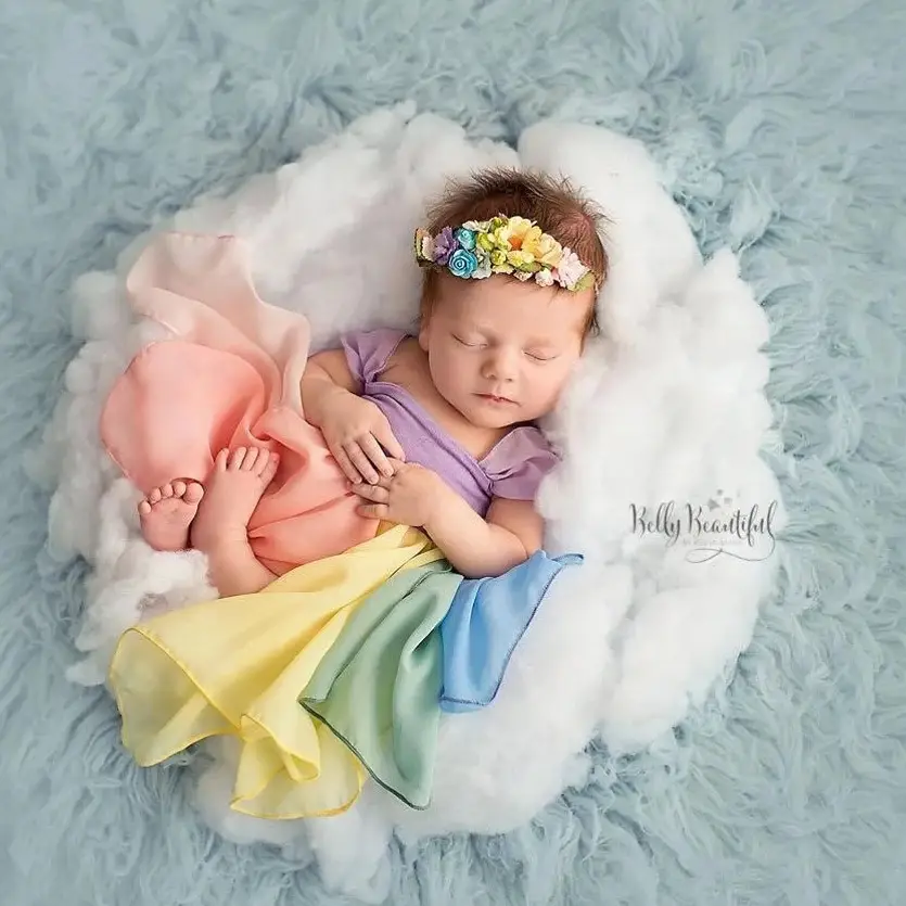 Newborn Photography Dress Full Moon Hundred Days Baby Suit - Image 3