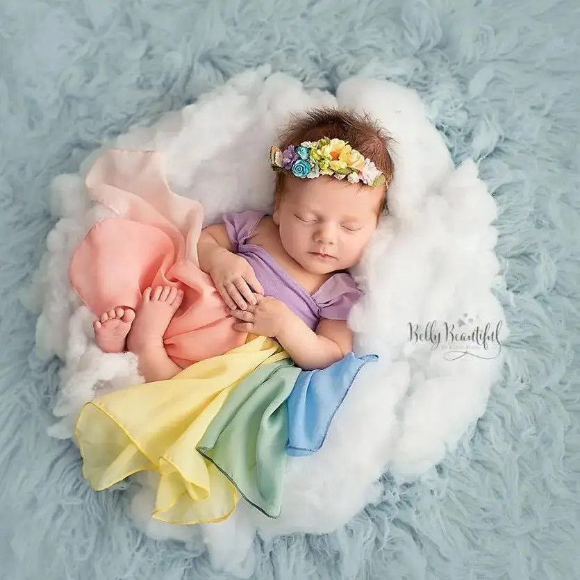 Newborn Photography Dress Full Moon Hundred Days Baby Suit - Image 4
