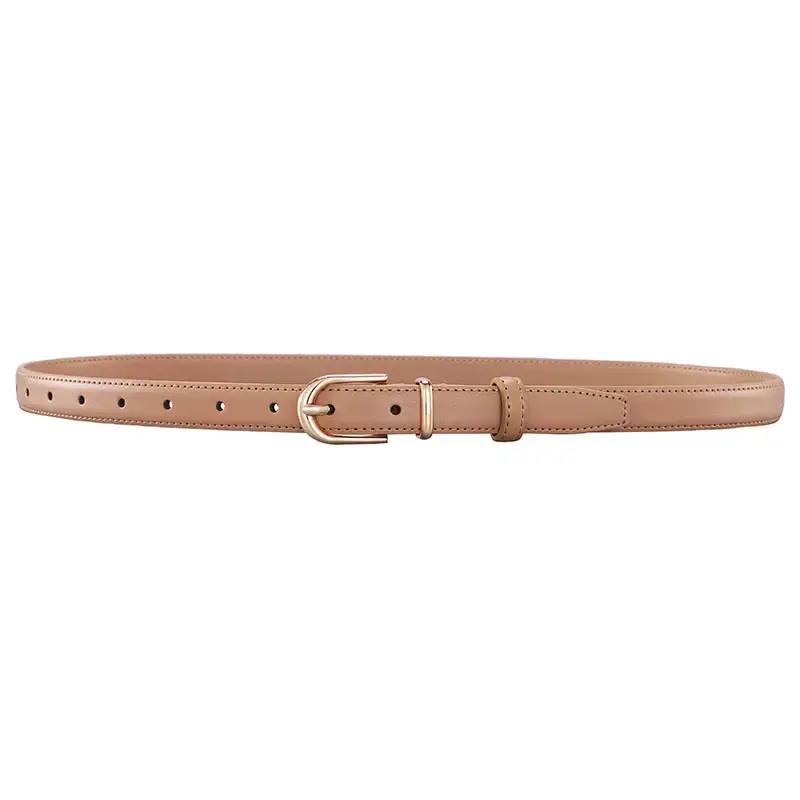 Women's Genuine Leather Belt with Pin Buckle for Jeans Suits Skirts - Image 4