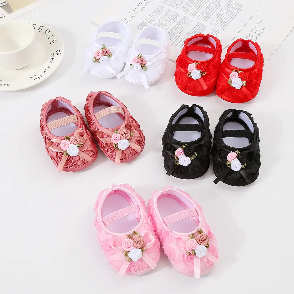 2023 New Spring, Summer and Autumn Baby Shoes 0-1 Years Old Soft Soled Princess Shoes 2-5-7-10 Months Newborn Baby Toddler Shoes — feature 2