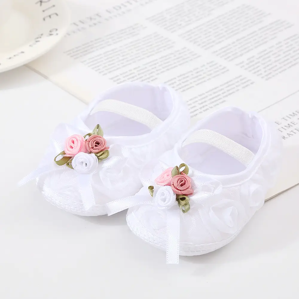 2023 New Spring, Summer and Autumn Baby Shoes 0-1 Years Old Soft Soled Princess Shoes 2-5-7-10 Months Newborn Baby Toddler Shoes