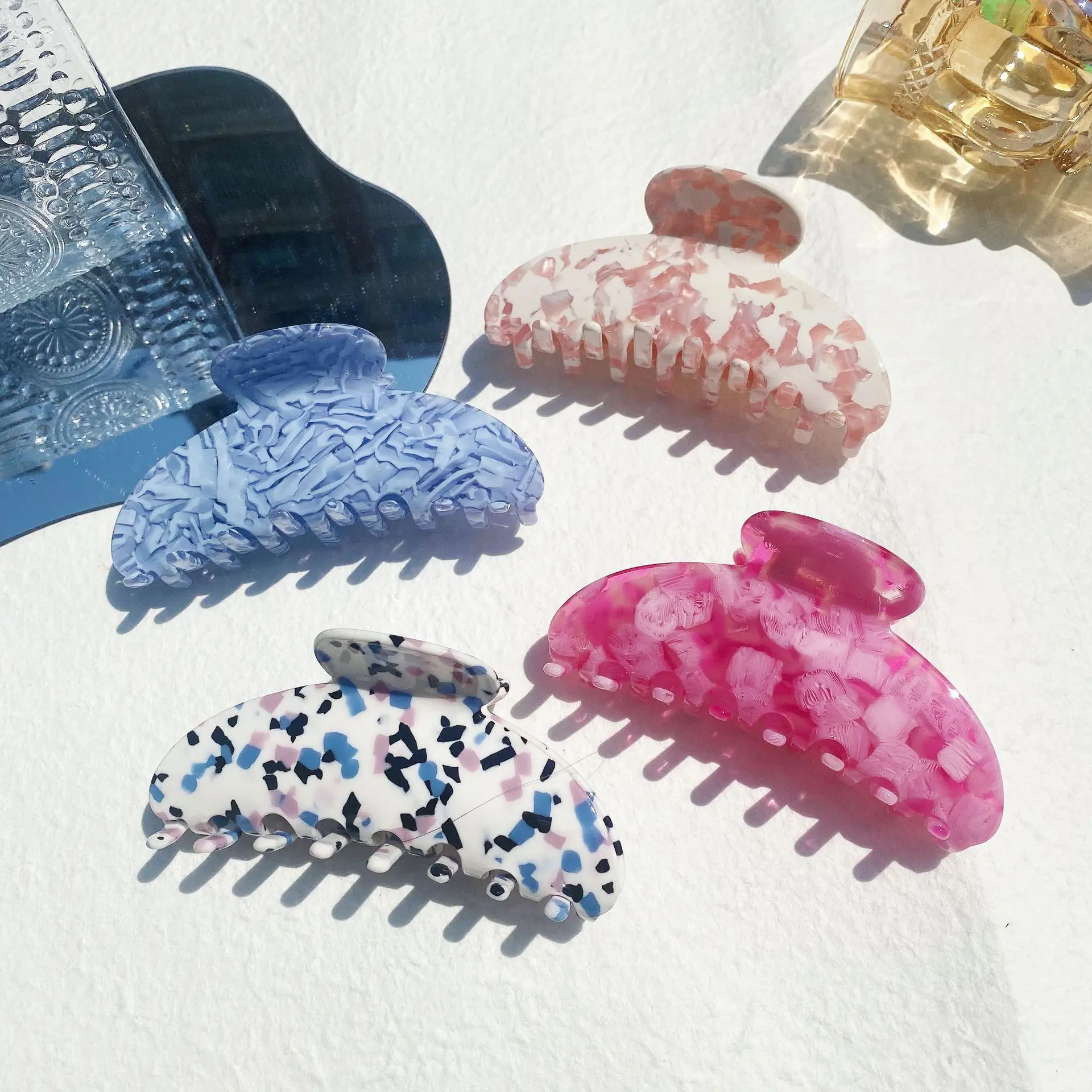 Women Hair Pin Blue Color Candy Hair Pin — feature 3
