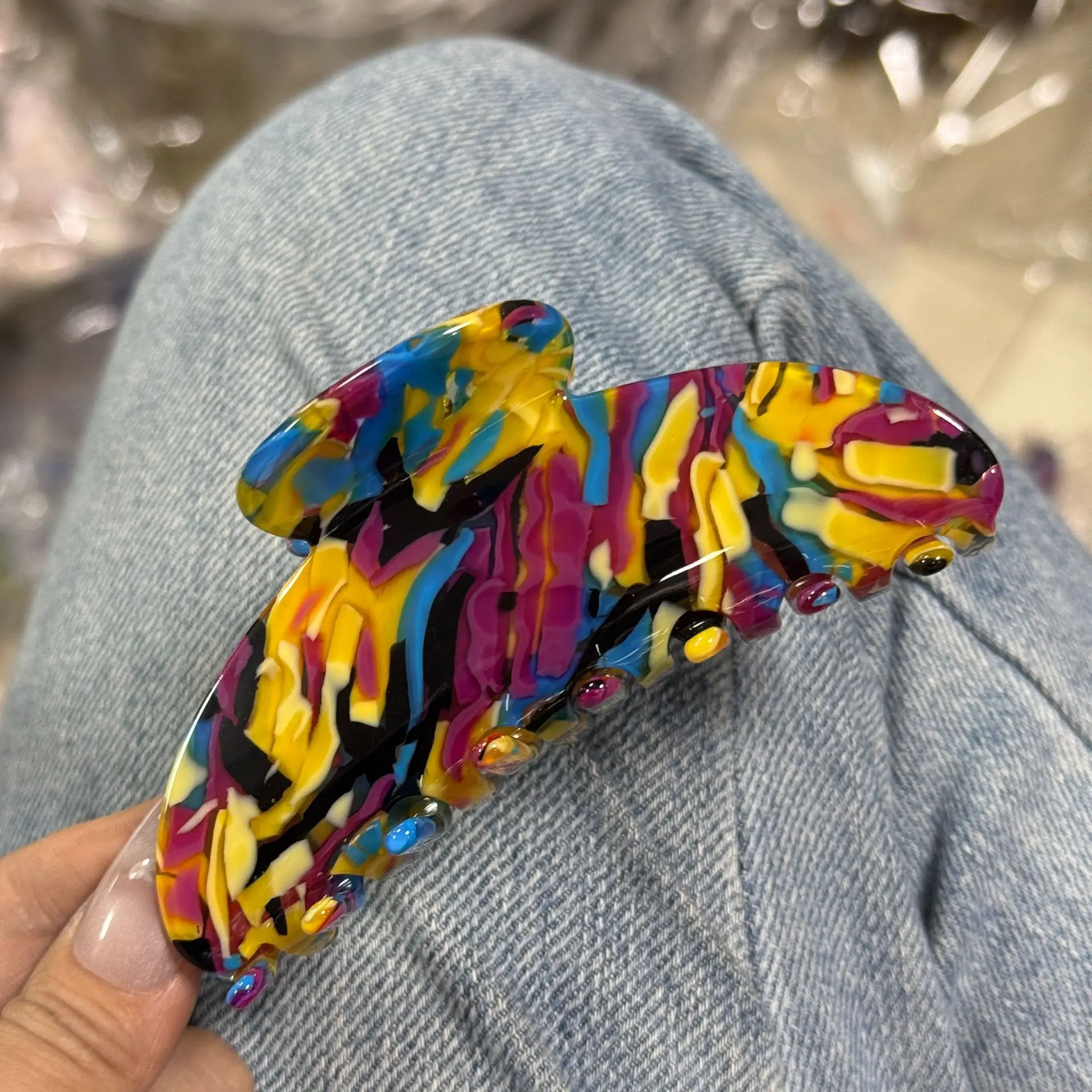 Women Hair Pin Blue Color Candy Hair Pin - Image 18