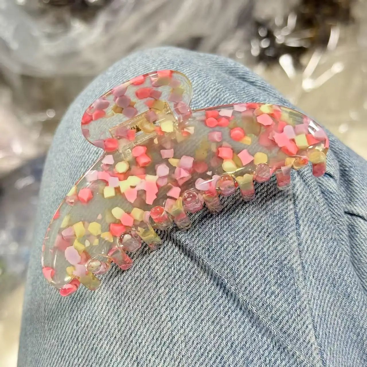 Women Hair Pin Blue Color Candy Hair Pin - Image 21