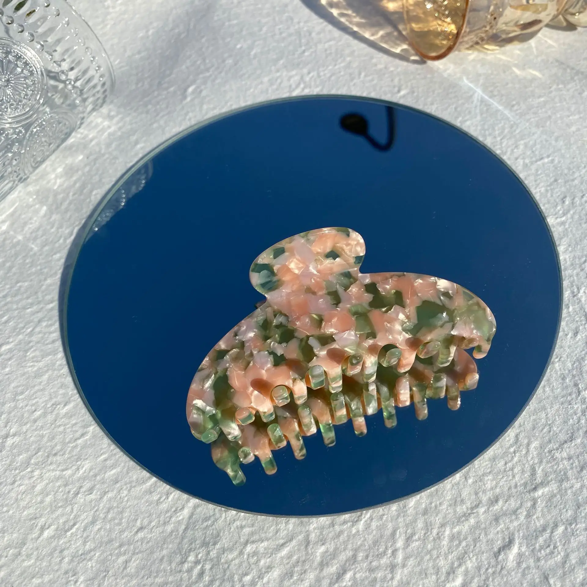 Women Hair Pin Blue Color Candy Hair Pin - Image 3