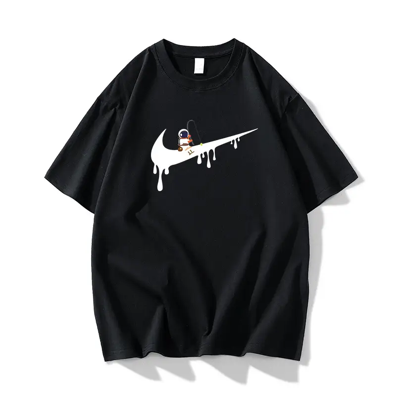 NASA Navy Blue Tide Brand T-Shirt for Men Women