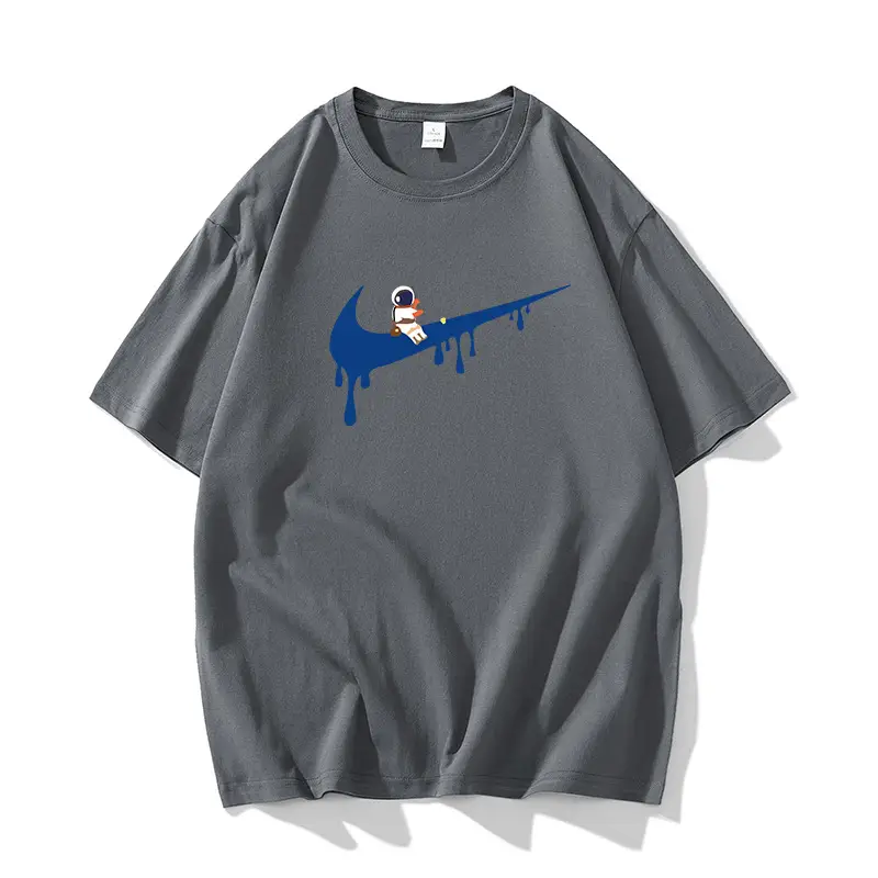 NASA Navy Blue Tide Brand T-Shirt for Men Women