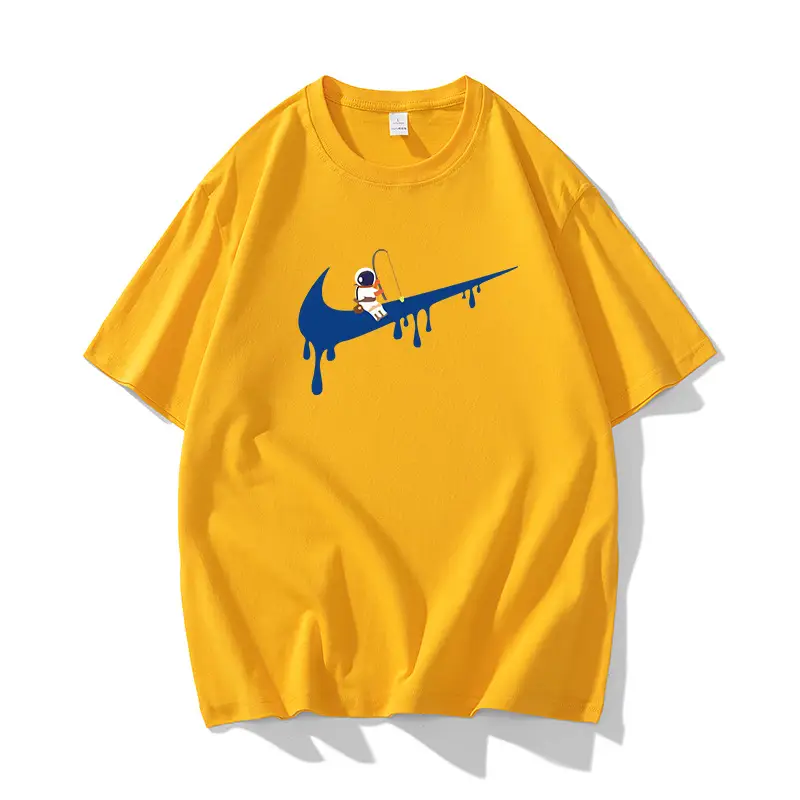 NASA Navy Blue Tide Brand T-Shirt for Men Women
