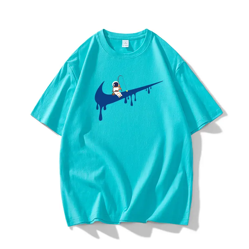 NASA Navy Blue Tide Brand T-Shirt for Men Women