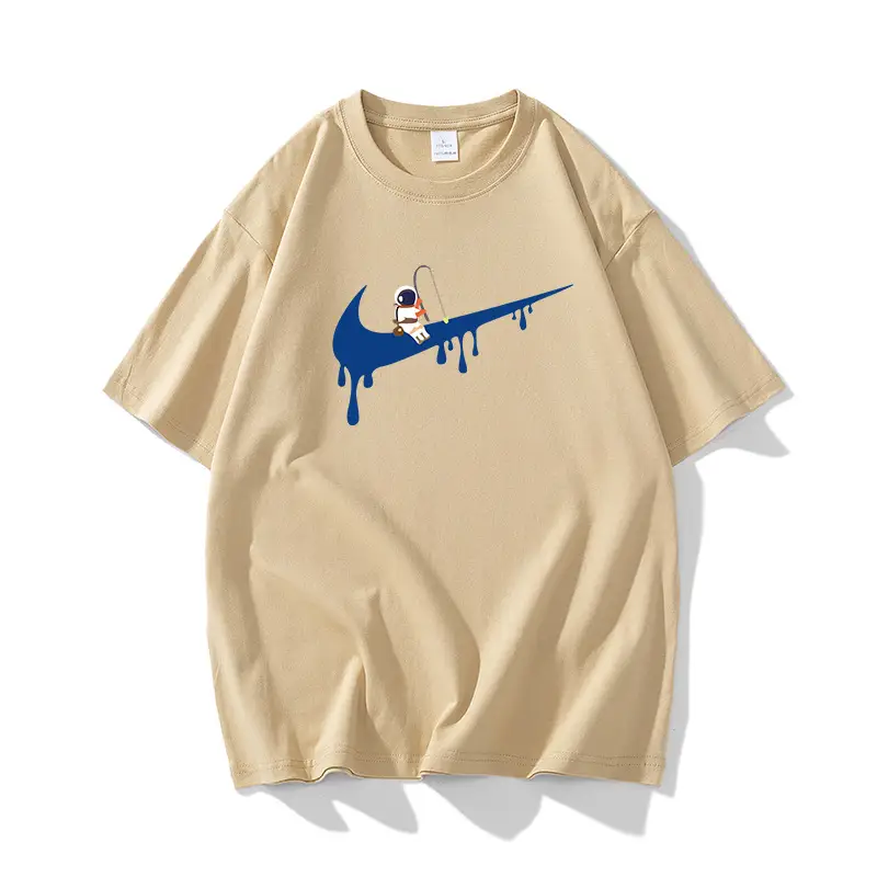 NASA Navy Blue Tide Brand T-Shirt for Men Women