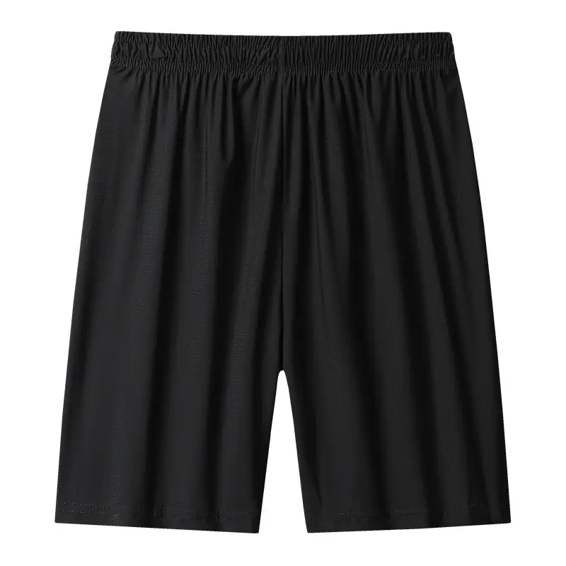 New Men's Black Five-Point Sports Shorts Quick-Drying