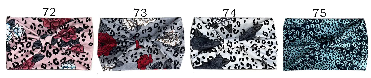Wide-Brimmed Personalized Headband with Starry Sky Moon Print — feature 17
