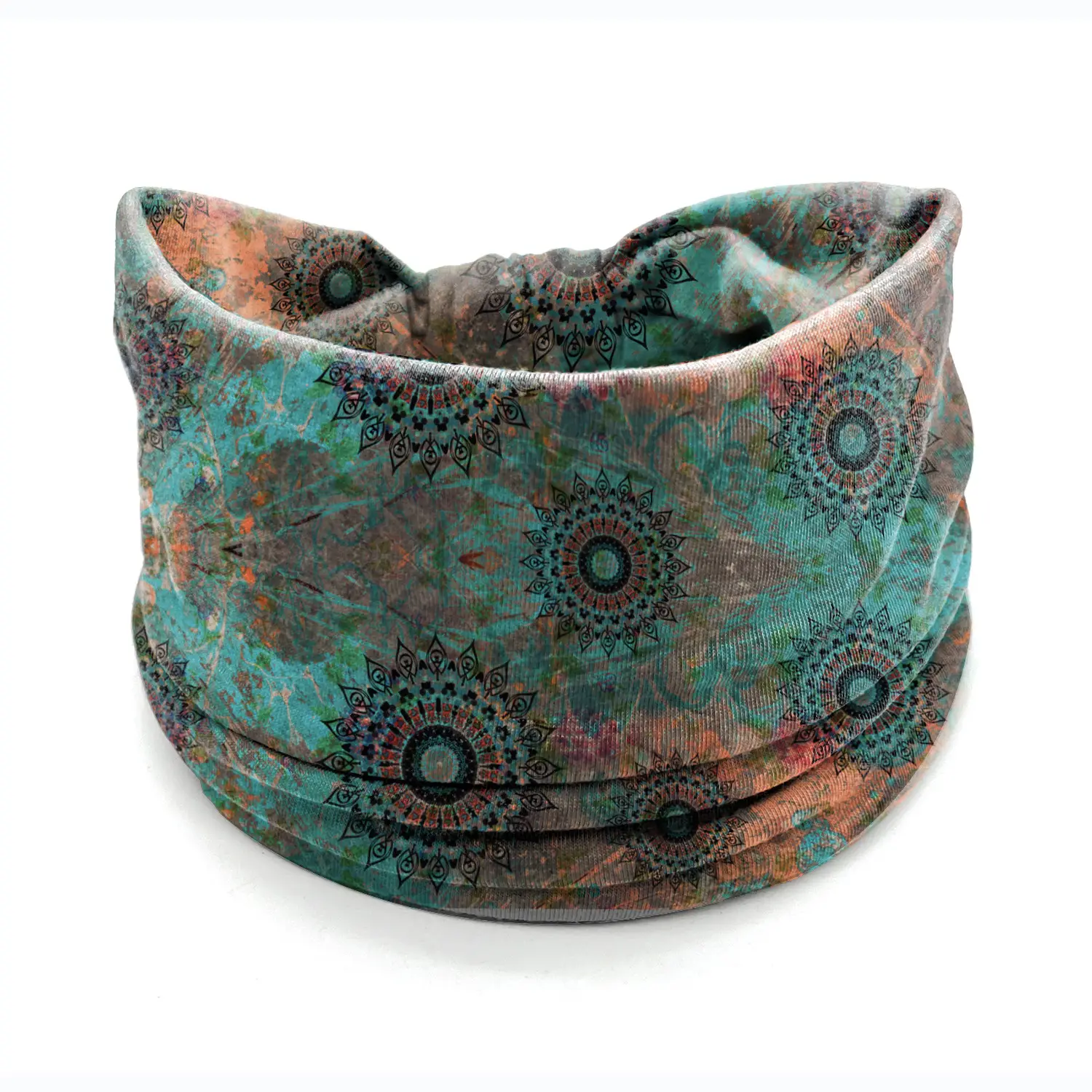 Wide-Brimmed Personalized Headband with Starry Sky Moon Print - Image 22