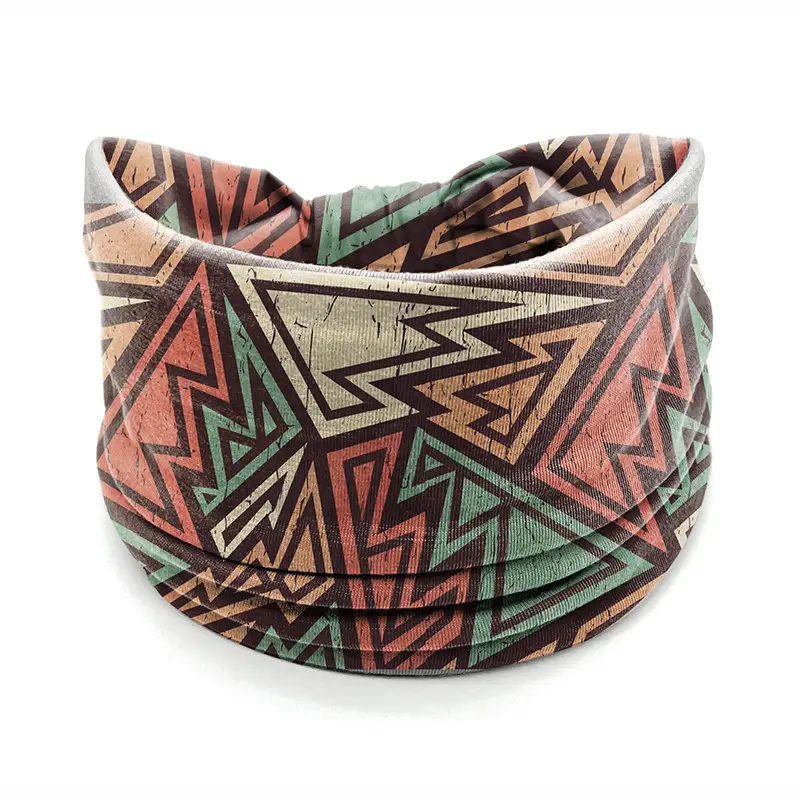 Wide-Brimmed Personalized Headband with Starry Sky Moon Print - Image 45