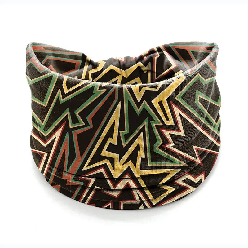 Wide-Brimmed Personalized Headband with Starry Sky Moon Print - Image 46