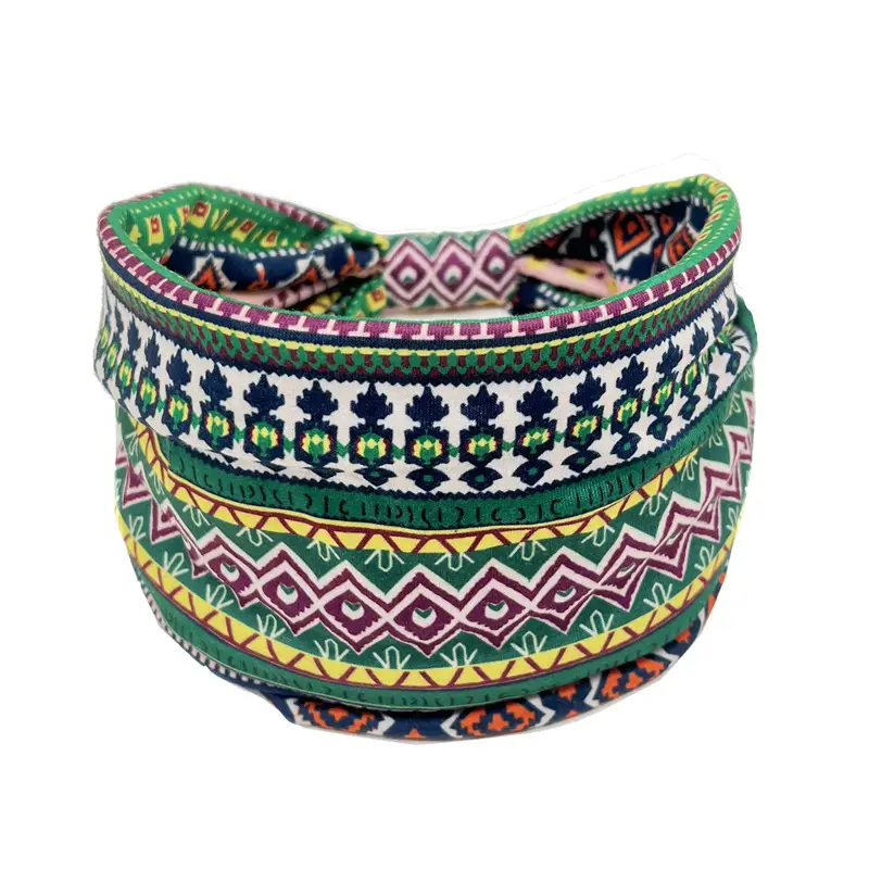 Wide-Brimmed Personalized Headband with Starry Sky Moon Print - Image 62