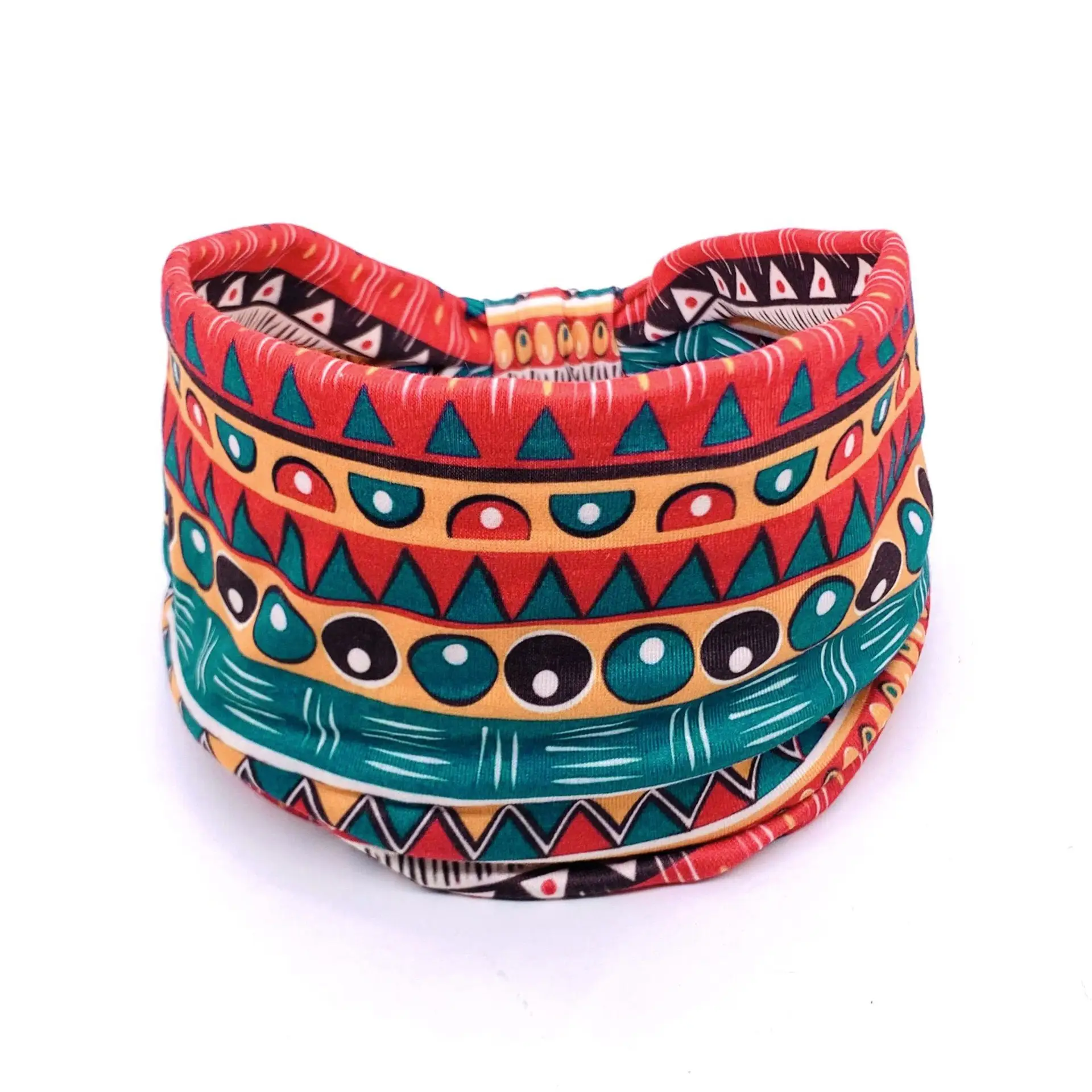 Wide-Brimmed Personalized Headband with Starry Sky Moon Print - Image 66