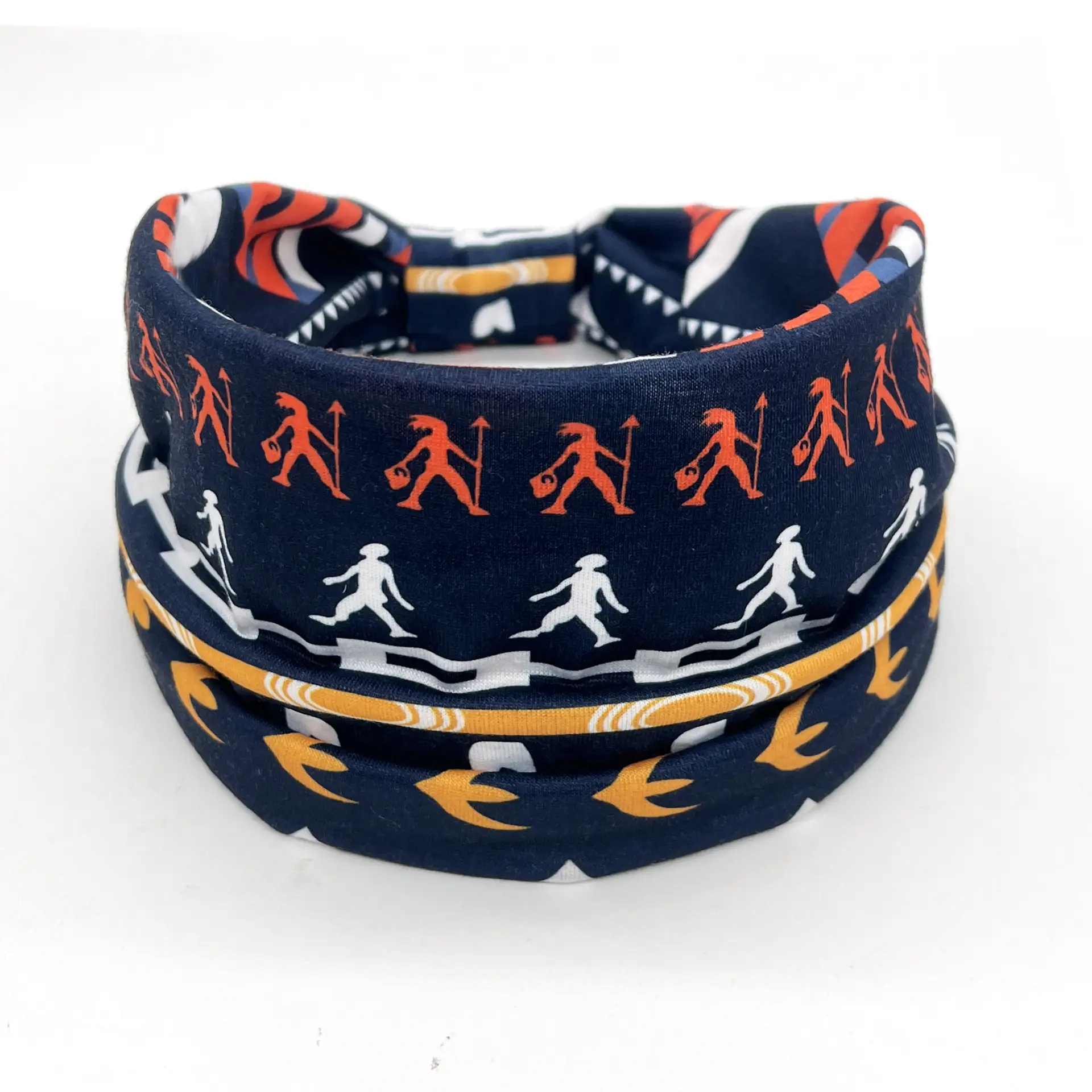 Wide-Brimmed Personalized Headband with Starry Sky Moon Print - Image 7