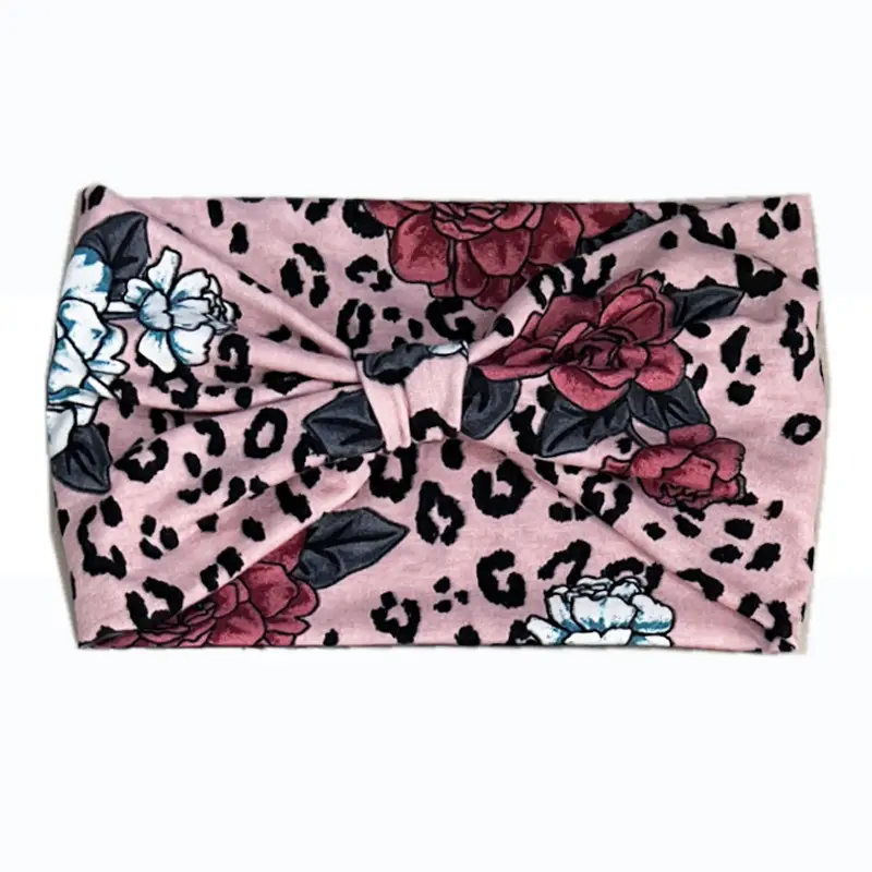 Wide-Brimmed Personalized Headband with Starry Sky Moon Print - Image 72