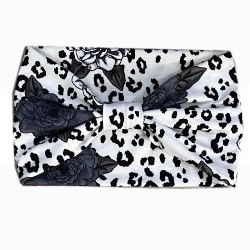 Wide-Brimmed Personalized Headband with Starry Sky Moon Print - Image 74