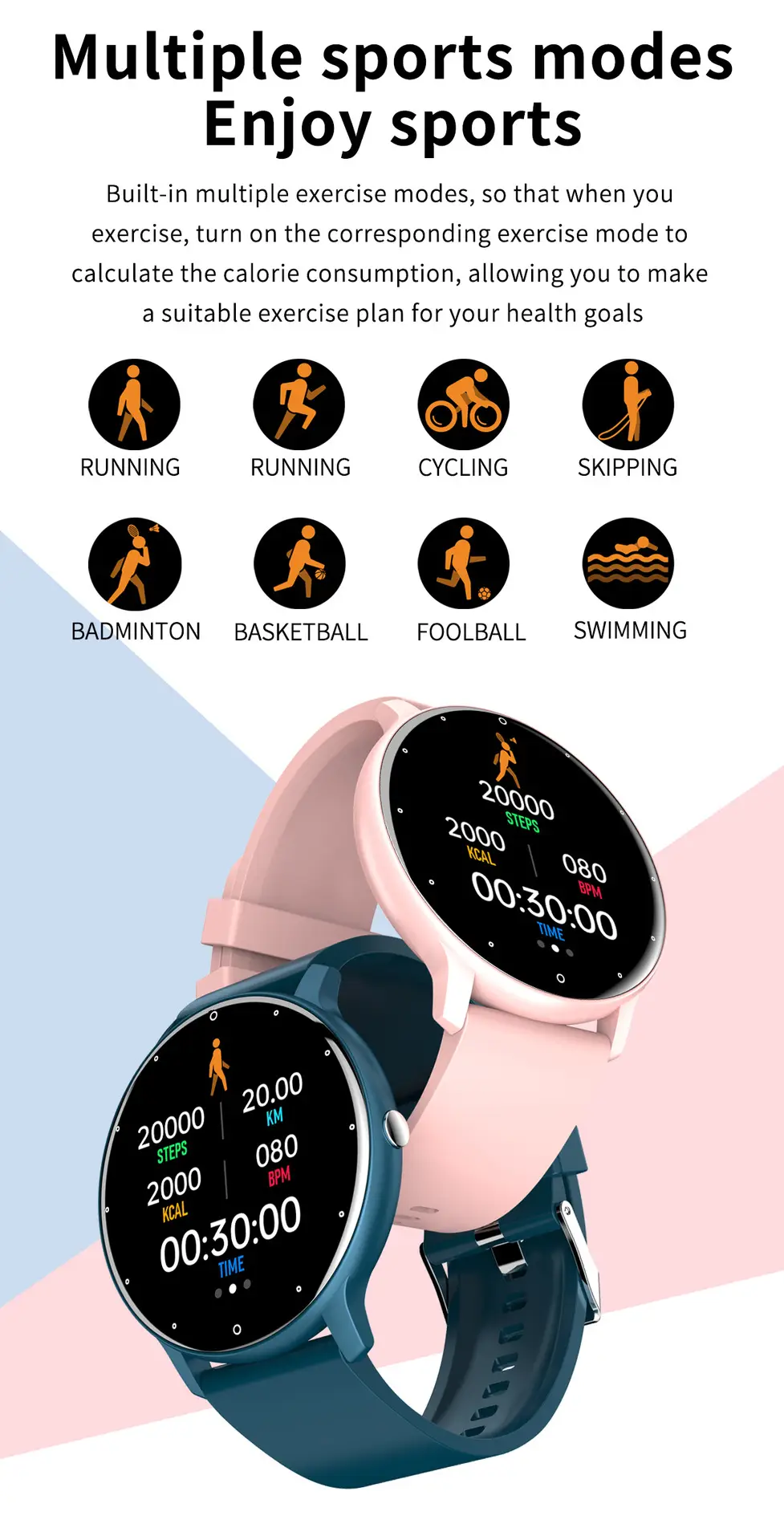 Smart Watch Black 360*360 Bluetooth Calling with Heart Rate — feature 12