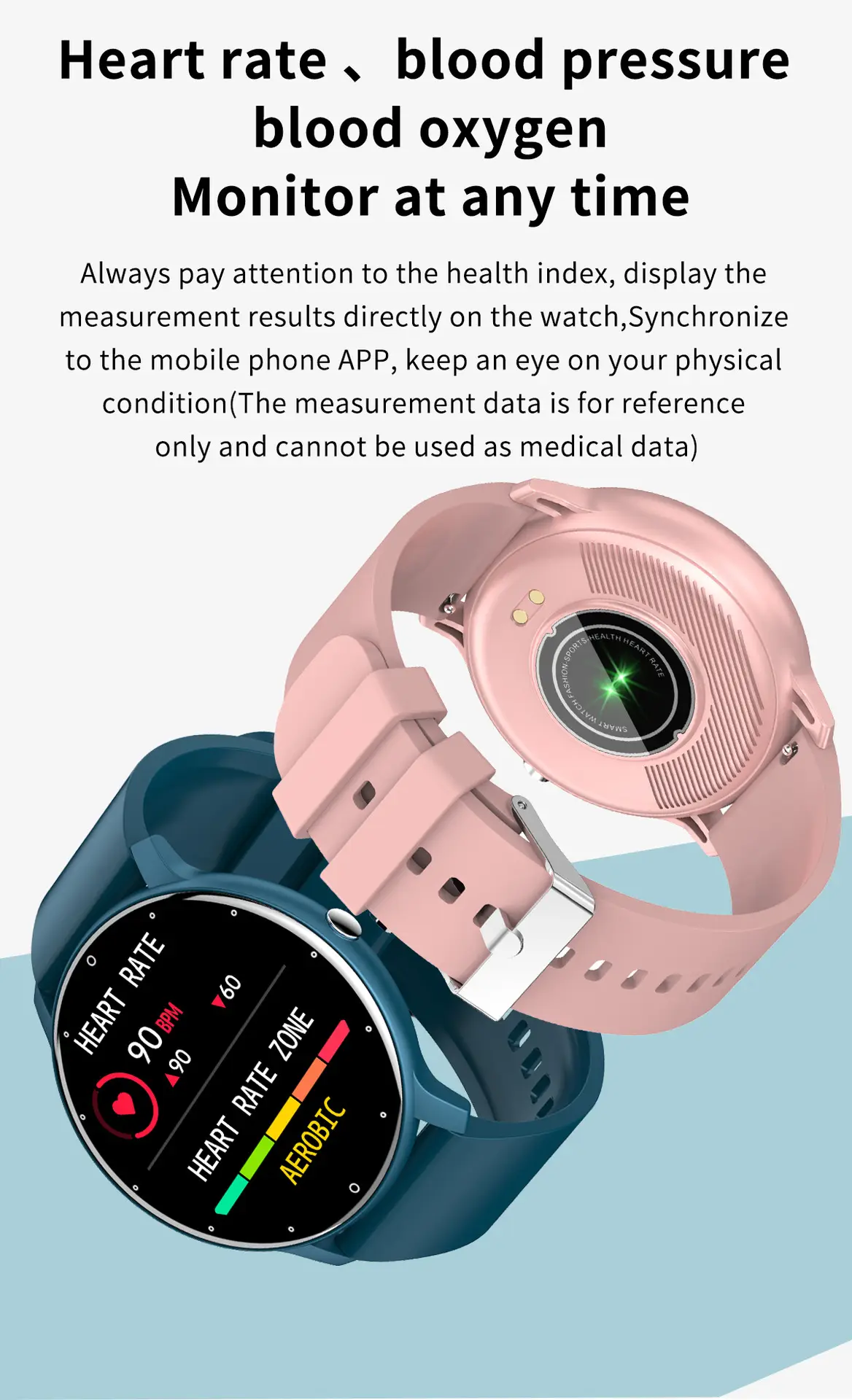 Smart Watch Black 360*360 Bluetooth Calling with Heart Rate — feature 8