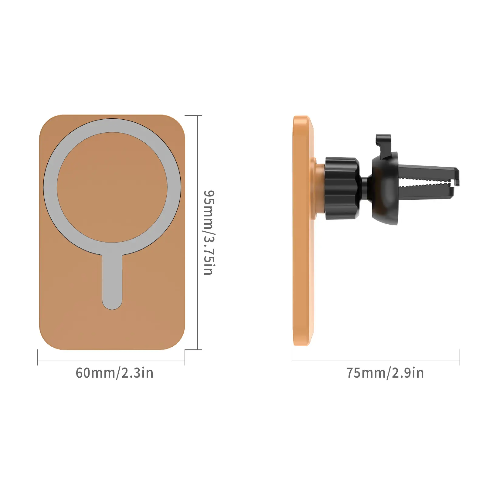 Magnetic Car Phone Holder for Apple iPhone Fast Charging