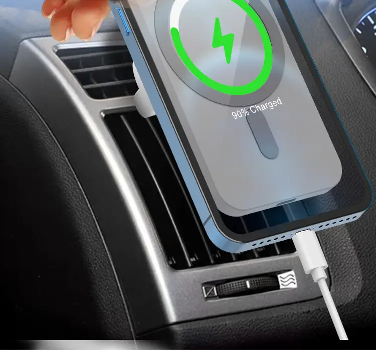 Magnetic Car Phone Holder for Apple iPhone Fast Charging — feature 4