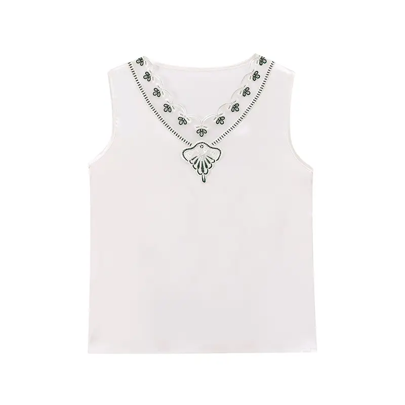 Black Lace V-Neck Camisole Women Summer Top - Image 5