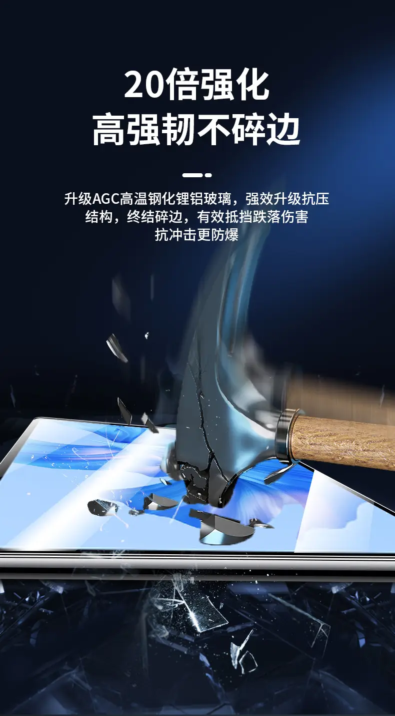 iPad Flat Tempered Film Pro11s 10.2" HD Sticker — feature 9