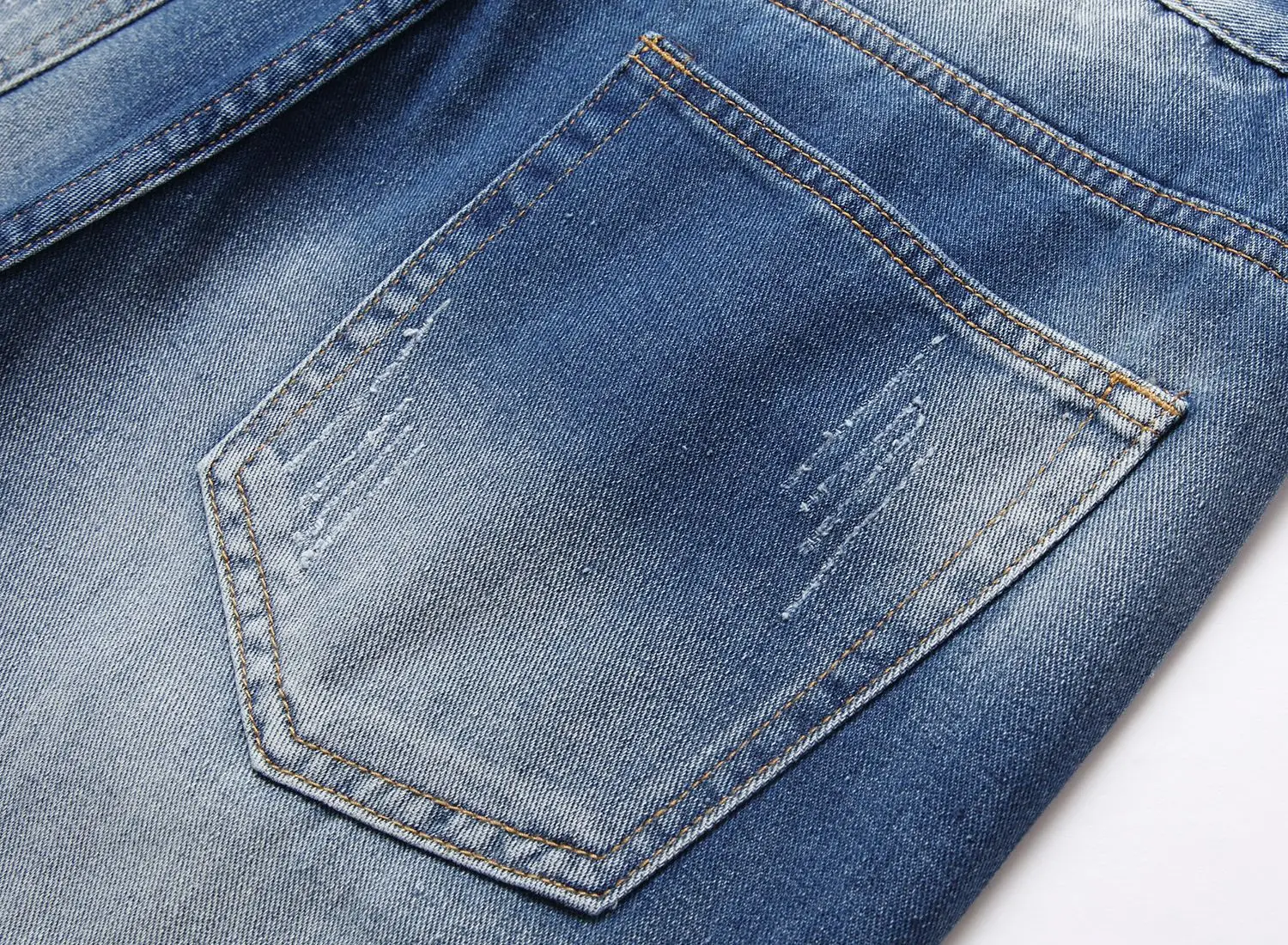 Ripped Denim Shorts for Men 2023 Summer Slim Fit — feature 13