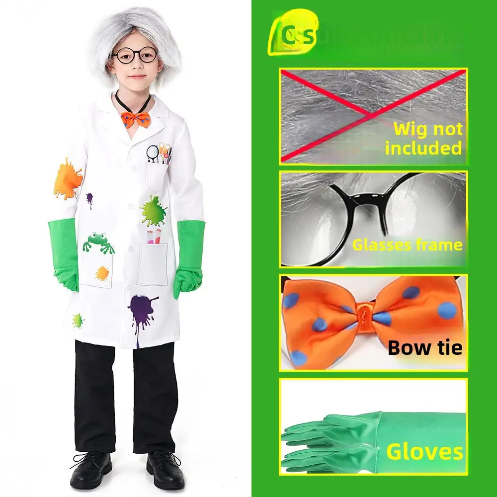 Crazy Frankenstein Girl Halloween Costume Cross-Border Performance Wear - Image 3