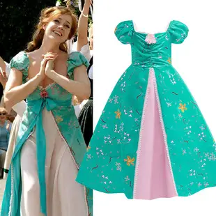 Cinderella Princess Dress Blue Mesh Frozen Elsa Children — feature 11