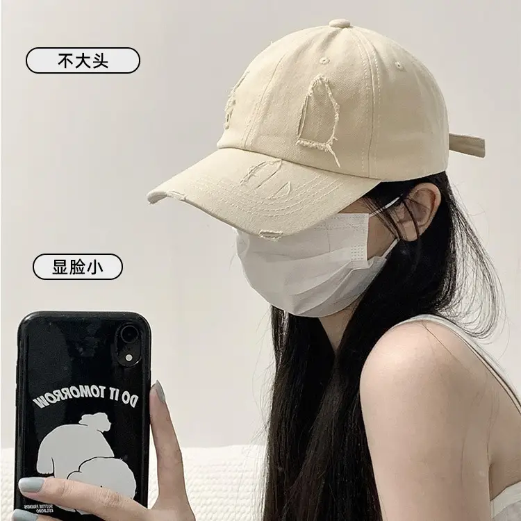 Women's Beige Navy Logo Baseball Cap 2023 - Image 11