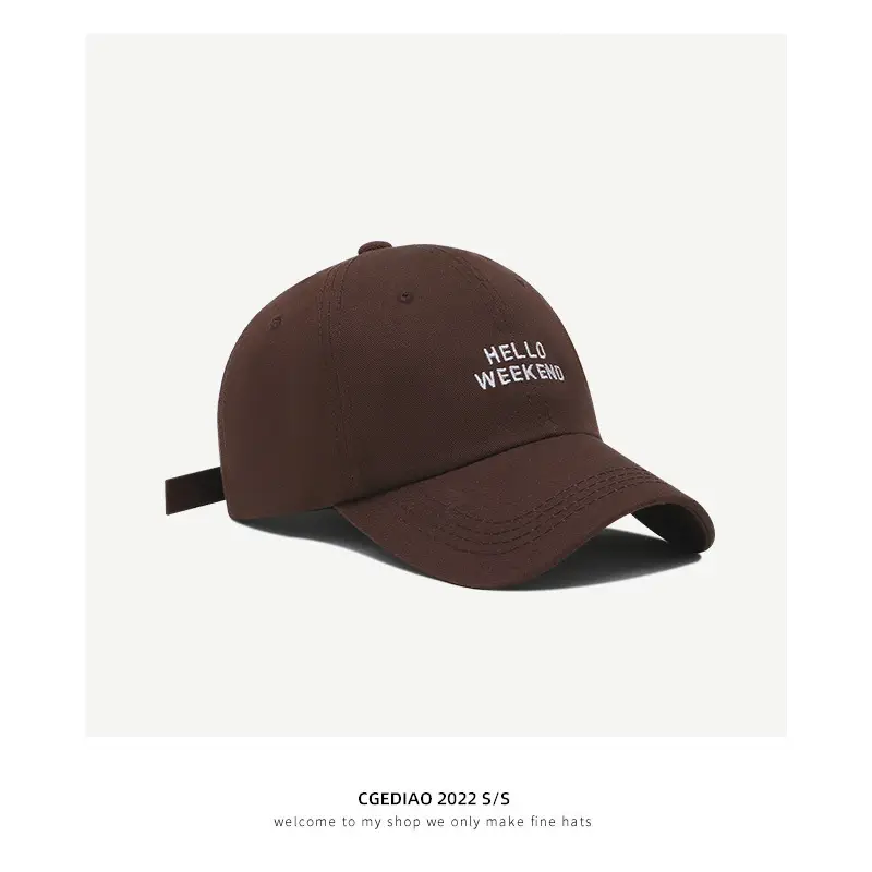 Women's Beige Navy Logo Baseball Cap 2023 - Image 3