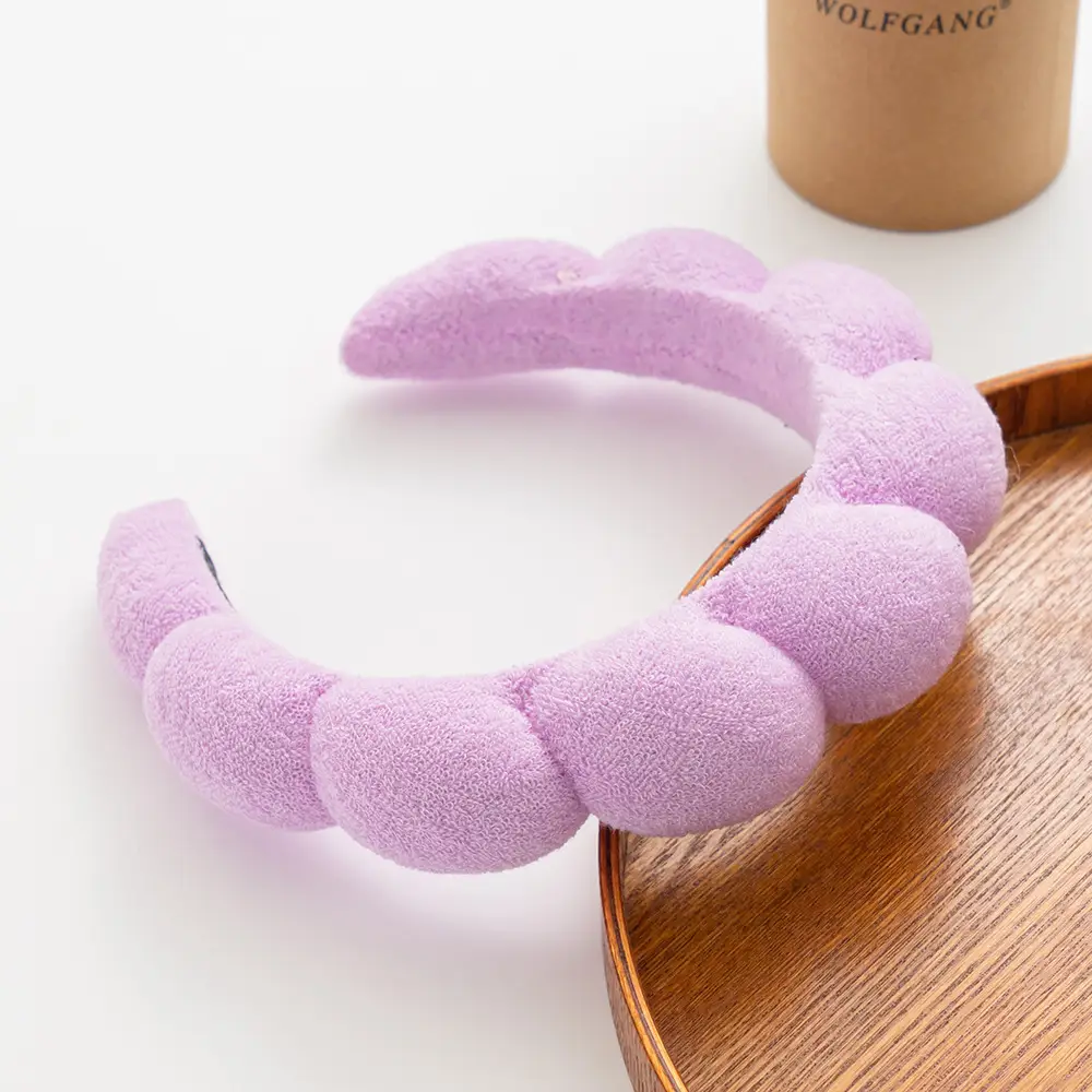 Blue Twist Headband for Women's High-end Face Wash - Image 7